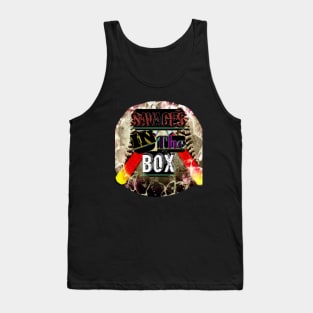 fucking savages in the box t shirt, savages in the box t shirt, Yankees savages shirt Tank Top